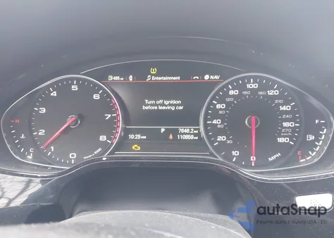 2015 Audi A8 L 3.0T из США, поврежденный, VIN WAU3GAFD6FN040956